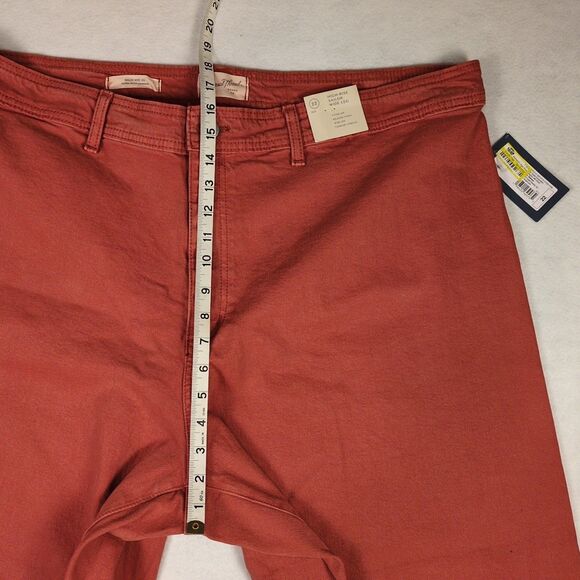 Universal Thread Womens 22 High Rise Sailor Wide Leg Ankle Jean Red Coral Casual - Picture 10 of 15